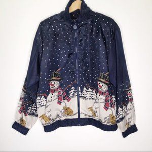 ANNEY COLLECTION Silk Blend Christmas Jacket S